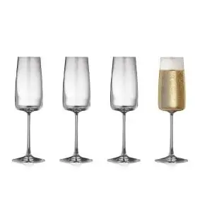 LYNGBY GLAS Zero champagne 30 cl 4 stk - SPIRITUSGLAS