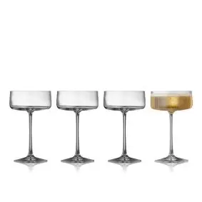 LYNGBY GLAS Zero champagneskål 26 cl 4 stk - SPIRITUSGLAS