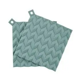 STELTON RIG-TIG Grydelapper 2 stk - hold on - dusty green - KØKKENTEKSTILER
