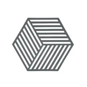 ZONE Hexagon bordskåner cool grey - BORDSKÅNER