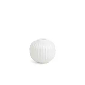 KÂHLER Hammershøi lysestage Ø8 cm - hvid - LYSESTAGER
