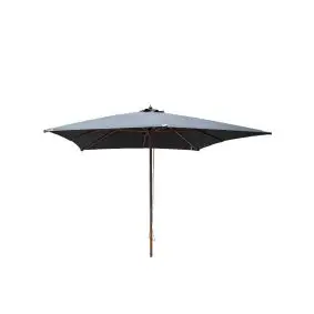 HOFFMANN Parasol nice 3 x 3 meter - grå - MARKEDSPARASOLLER