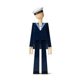 KAY BOJESEN Marine mørk blå/hvid - KAY BOJESEN