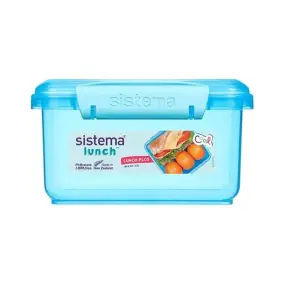 SISTEMA Madkasse lunch plus 1,2 liter - blå - MADKASSER & DRIKKEDUNKE