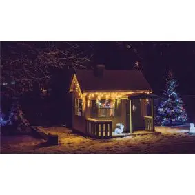 Istapkæde 600 LED 10 m - 35 cm - LYS & LYSKÆDER