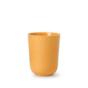 LYNGBY Rhombe color krus 33 cl - gul - LYNGBY PORCELÆNSFABRIK