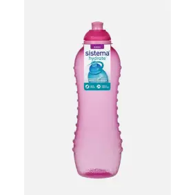SISTEMA Drikkedunk twist 'n' sip 620 ml - pink - MADKASSER & DRIKKEDUNKE