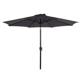 OUTFIT Alu parasol Ø3 m m/tilt og hejs - grå - PARASOLLER & OVERDÆKNING