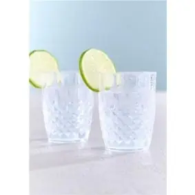 DAY Vandglas 25 cl 2 stk klar plast - DRIKKEGLAS