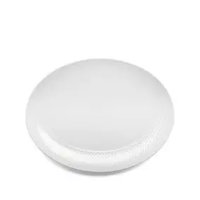 LYNGBY Rhombe serveringsfad 35x26,5 cm hvid - SERVERINGSFADE