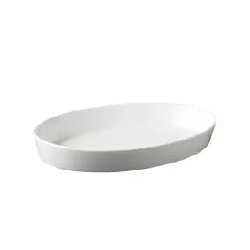 AIDA Aroma ovalt fad 36 cm - hvid - OVNFAST