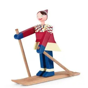 KAY BOJESEN Skiløber Datti pige - PYNT & FIGURER