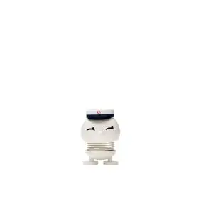HOPTIMIST Student bimble 7,5 cm - hvid - GAVER TIL HAM