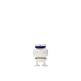 HOPTIMIST Student bumble 7,5 cm - hvid - GAVER TIL HAM