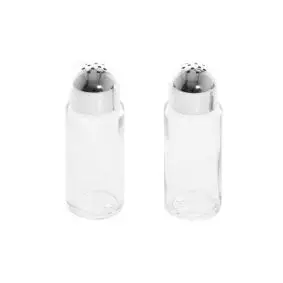MAKU Salt & peber strøsæt - glas - SALT OG PEBER