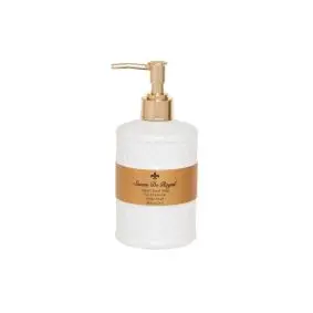 SAVON DE ROYAL Håndsæbe 0,5 liter- hvid/guld - SÆBEDISPENSERE