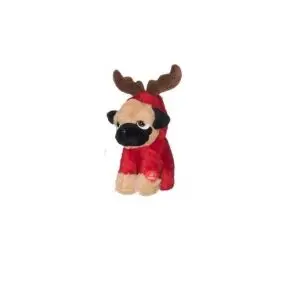 WINTERIA Jule hund som imiterer 14 cm - brun - NISSER