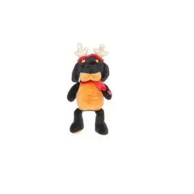 WINTERIA Jule hund som danser 21 cm - brun - NISSER
