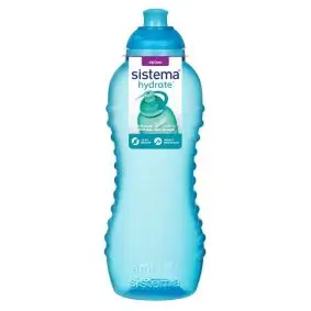 SISTEMA Drikkedunk 460 ml twist 'n' sip - blå - MADKASSER & DRIKKEDUNKE