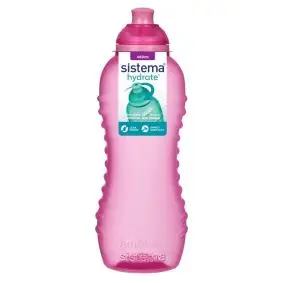 SISTEMA Drikkedunk 460 ml twist 'n' sip - pink - MADKASSER & DRIKKEDUNKE