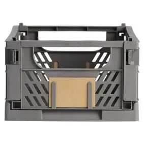 DAY Opbevaringskasse foldbar 33x24,5x15 cm dark grey - DIVERSE