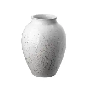 KNABSTRUP Vase 12,5 cm - hvid/grå - KNABSTRUP KERAMIK