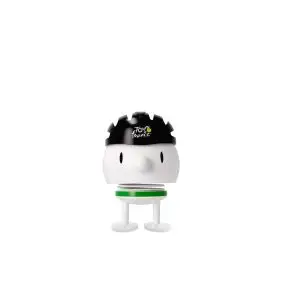 HOPTIMIST Tour de france bumble 10,5 cm - hvid / grøn - GAVER TIL HAM
