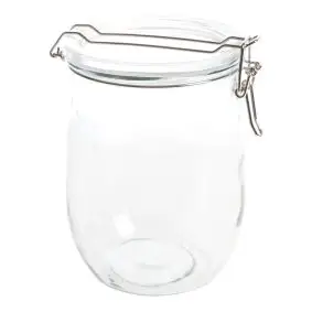 DET GAMLE APOTEK Henkogningsglas 1 liter - klar - OPBEVARINGSGLAS / DÅSER