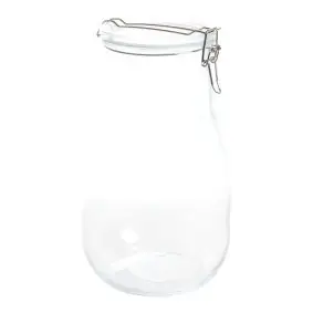 DET GAMLE APOTEK Henkogningsglas 1,5 liter - klar - OPBEVARINGSGLAS / DÅSER