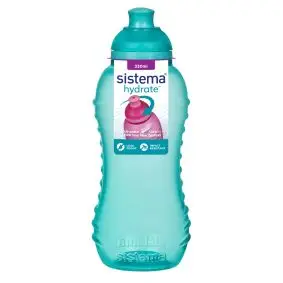 SISTEMA Drikkedunk 330 ml twist 'n' sip - teal - MADKASSER & DRIKKEDUNKE