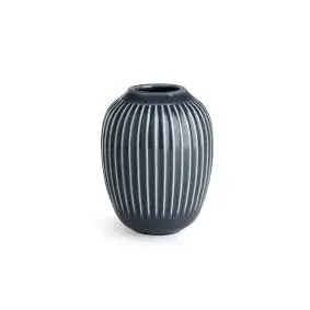 KÄHLER Hammershøi vase 10,5 cm antracit grå - KÄHLER