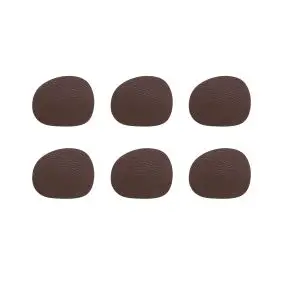 RAW Buffalo glasbrikker 6 stk. - brown - DUGE & DÆKKESERVIETTER
