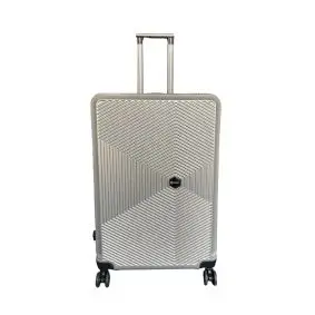 Kuffert hård stor - silver - KUFFERTER