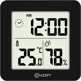 Ur med termometer & hygrometer - TERMOMETER