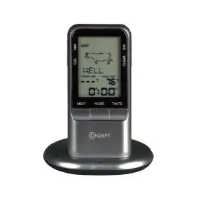 Stegetermometer trådløst - grå - KØKKEN TERMOMETER