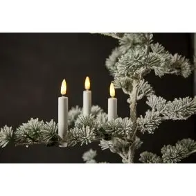 DACORE Kunstig stearinlys passer til Georg Jensen lysholder - 10 stk - ALT TIL JULETRÆET