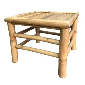 BAMBUSA Bambus Sidebord / skammel - 38 x 38 cm - HAVEBORDE