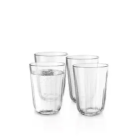 EVA SOLO Facet drikkeglas 34 cl - 4 stk - DRIKKEGLAS