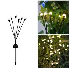 Solar ildflue 8 LED - varmhvid - DIVERSE TILBEHØR TIL REJSE & FERIEN