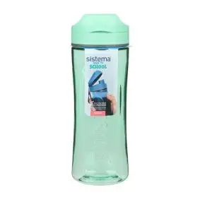 SISTEMA drikkedunk tritan swift 600 ml - støvet grøn - MADKASSER & DRIKKEDUNKE