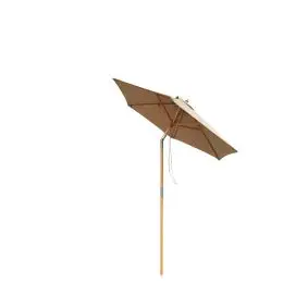 HOFFMANN Parasol venedig Ø 1,8 m m/tilt - cappuccino - PARASOLLER & OVERDÆKNING