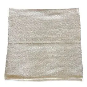LA FINESSE kludetæppe 65 x 135 cm - beige med sølvtråd - TILBEHØR