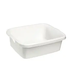 PLAST1 Balje 10 liter firkantet - hvid - HUSHOLDNING