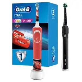 ORAL-B Tandbørste pro700  family edition - cars / sort - TANDBØRSTER