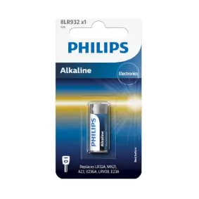 PHILIPS Batterie 8LR932 12 volt - 1 stk - BATTERIER