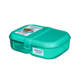 SISTEMA Madkasse ribbon lunch 1,1 liter - teal - MADKASSER & DRIKKEDUNKE
