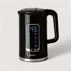 Elkedel m/digital display 1,7 liter - sort - ELKEDLER