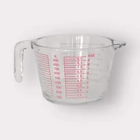 Målekande 1 liter - glas - MÅLEBÆGERE