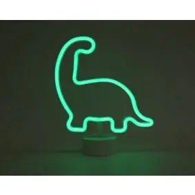 Neonskilt - dinosaur - PYNT & FIGURER