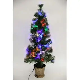 Kunstige juletræ H90 - 84 LED multifarvet - JUL
